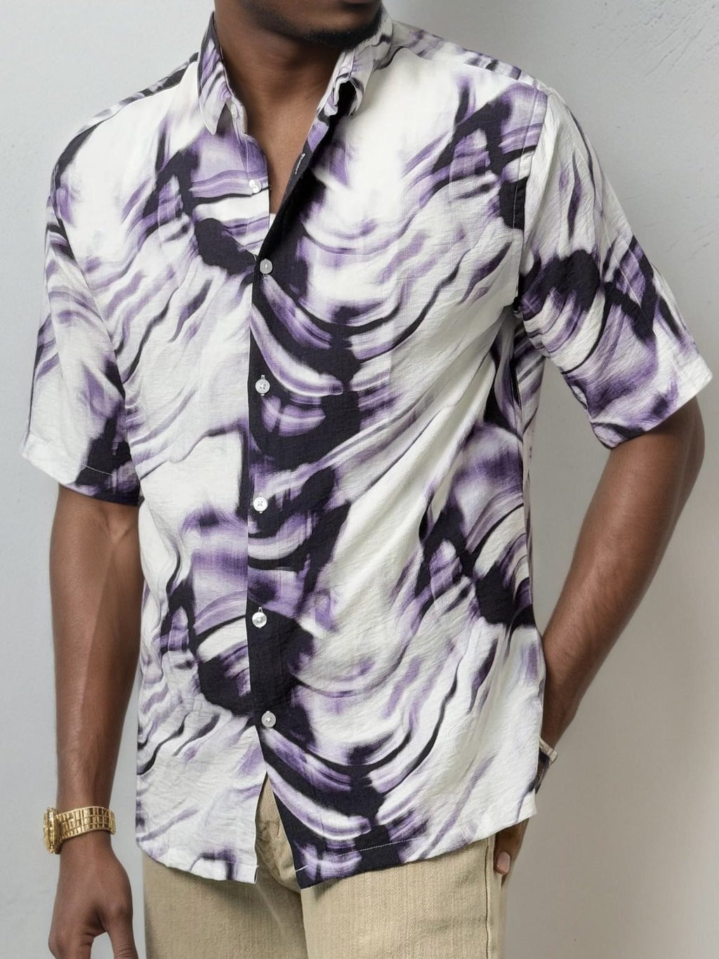 Half-Hand Printed Shirt