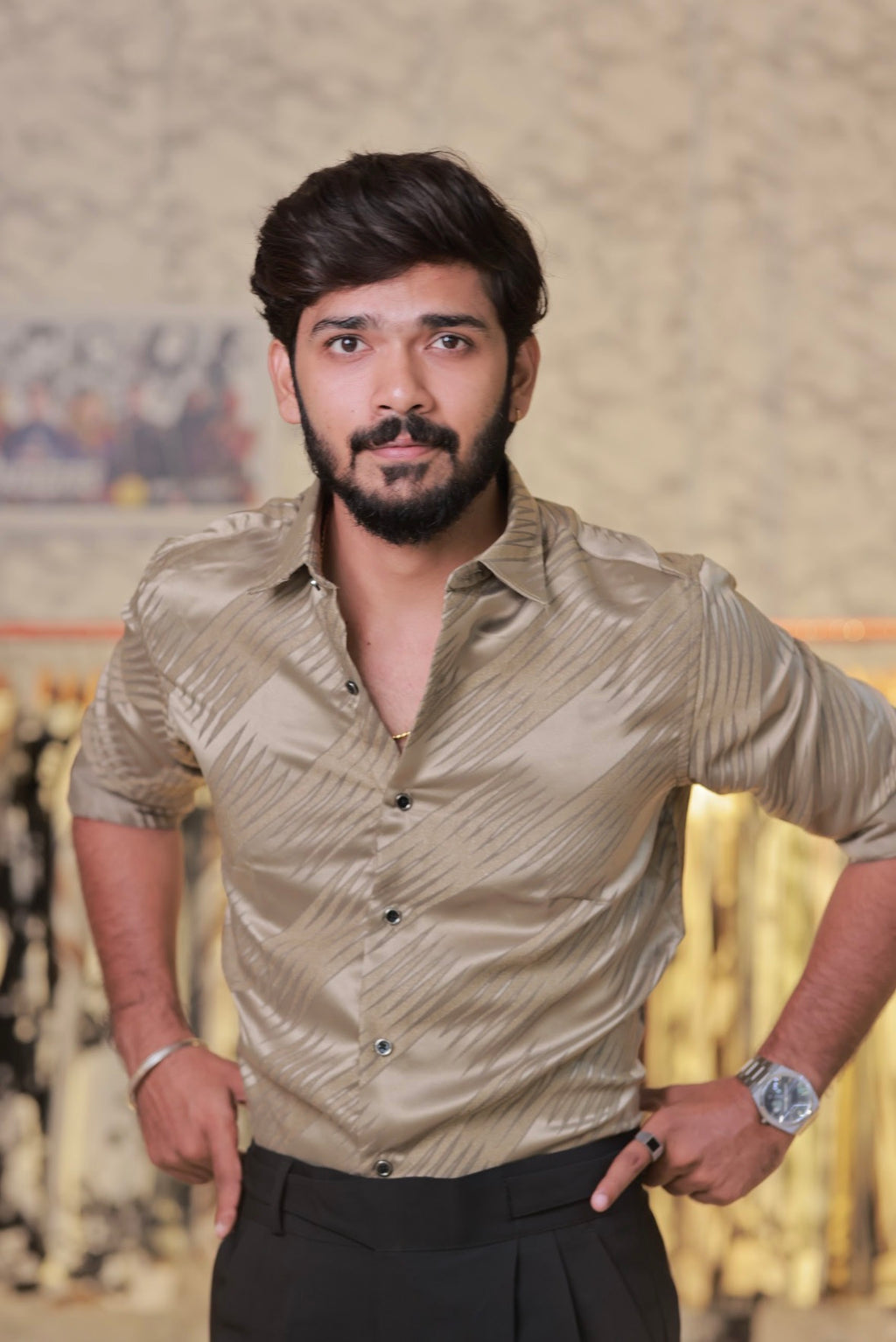 Olive green Self-Designed Shirt