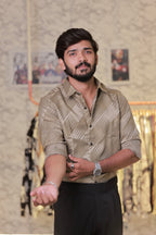 Olive green Self-Designed Shirt