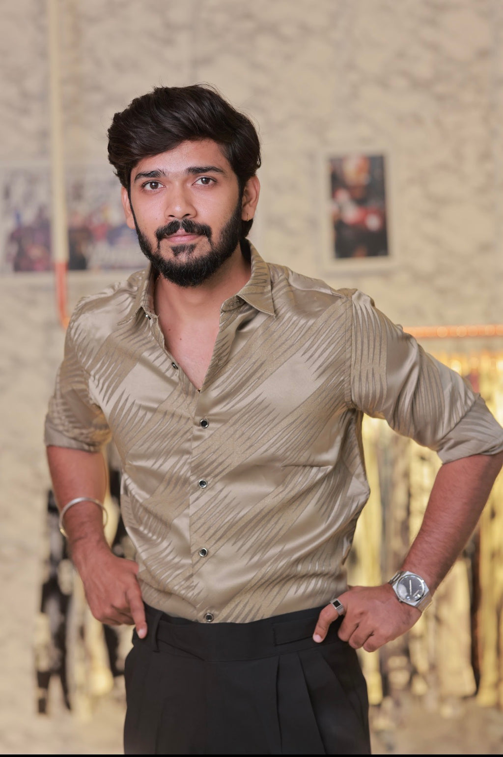 Olive green Self-Designed Shirt