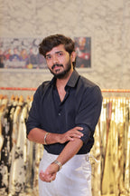 Navy-Blue Plain-Formal Shirt