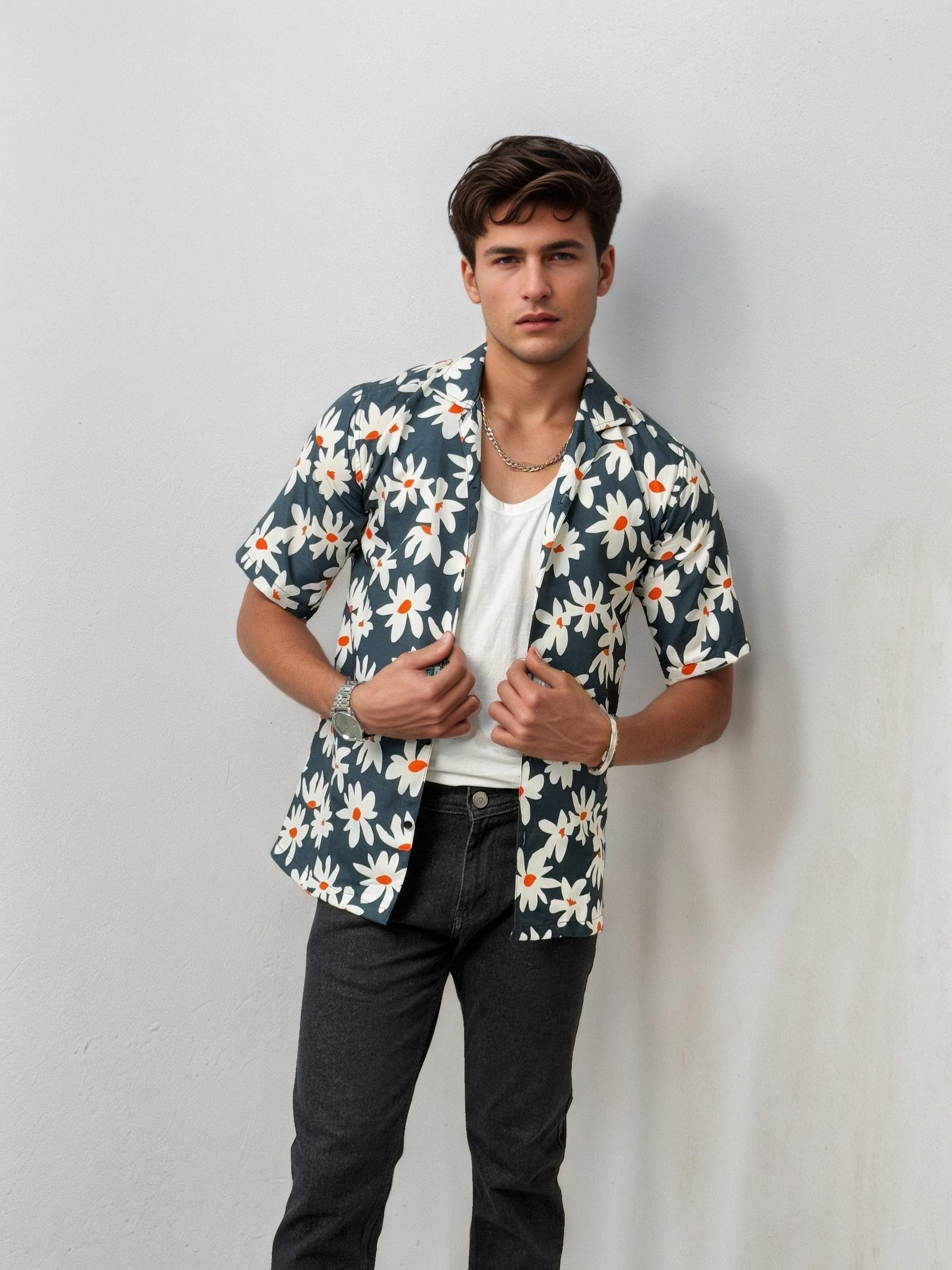 Half-Hand Printed Shirt