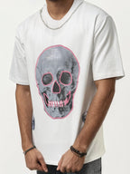 Urban Skull Drop Shoulder T-Shirt