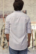 Linen Checked Full-Hand Shirt