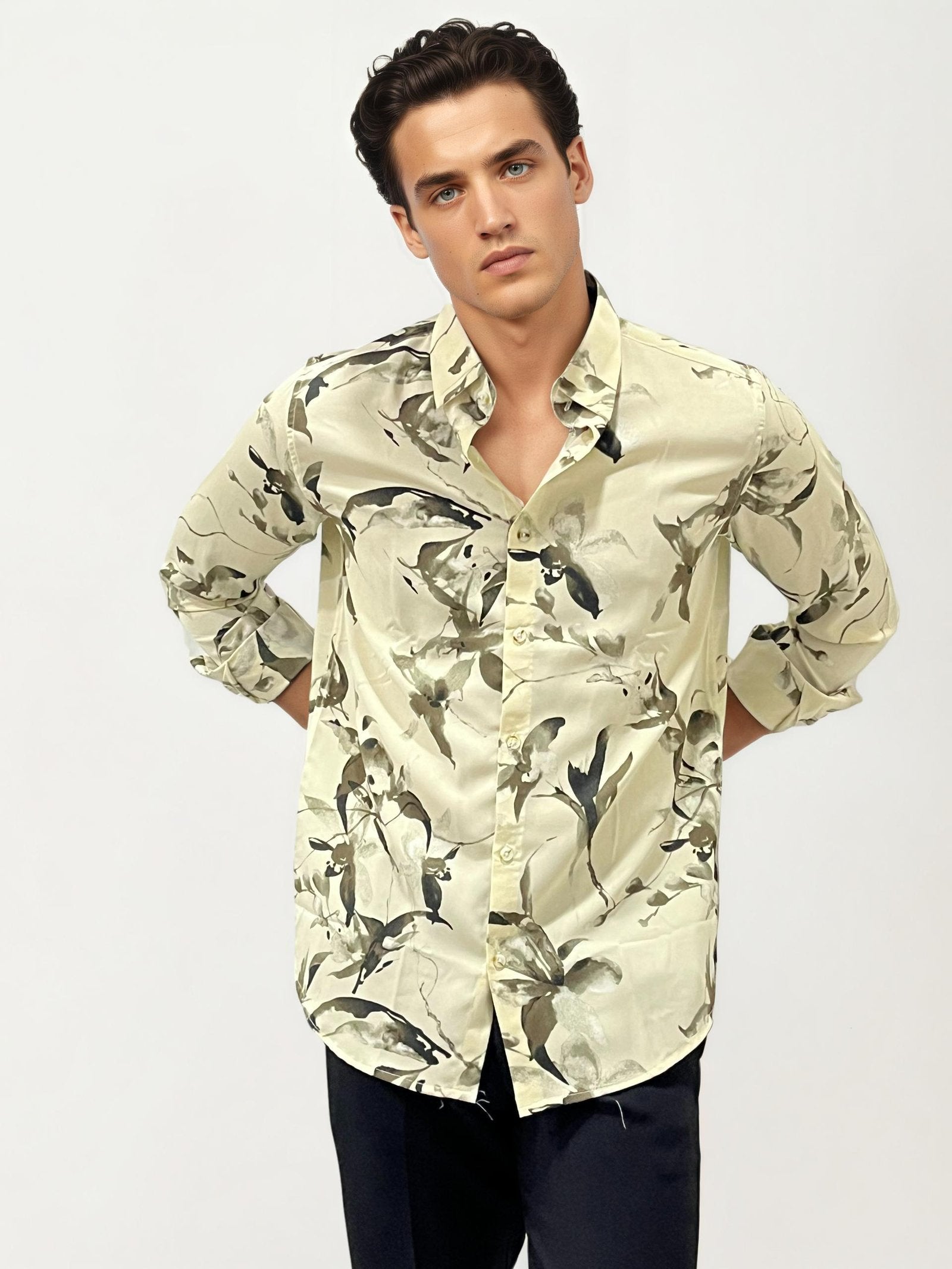 Floral Printed Fullhand Shirt