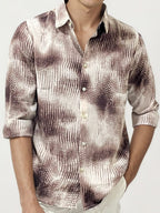 Stripe Abstract Printed Fullhand Shirt