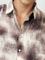 Stripe Abstract Printed Fullhand Shirt