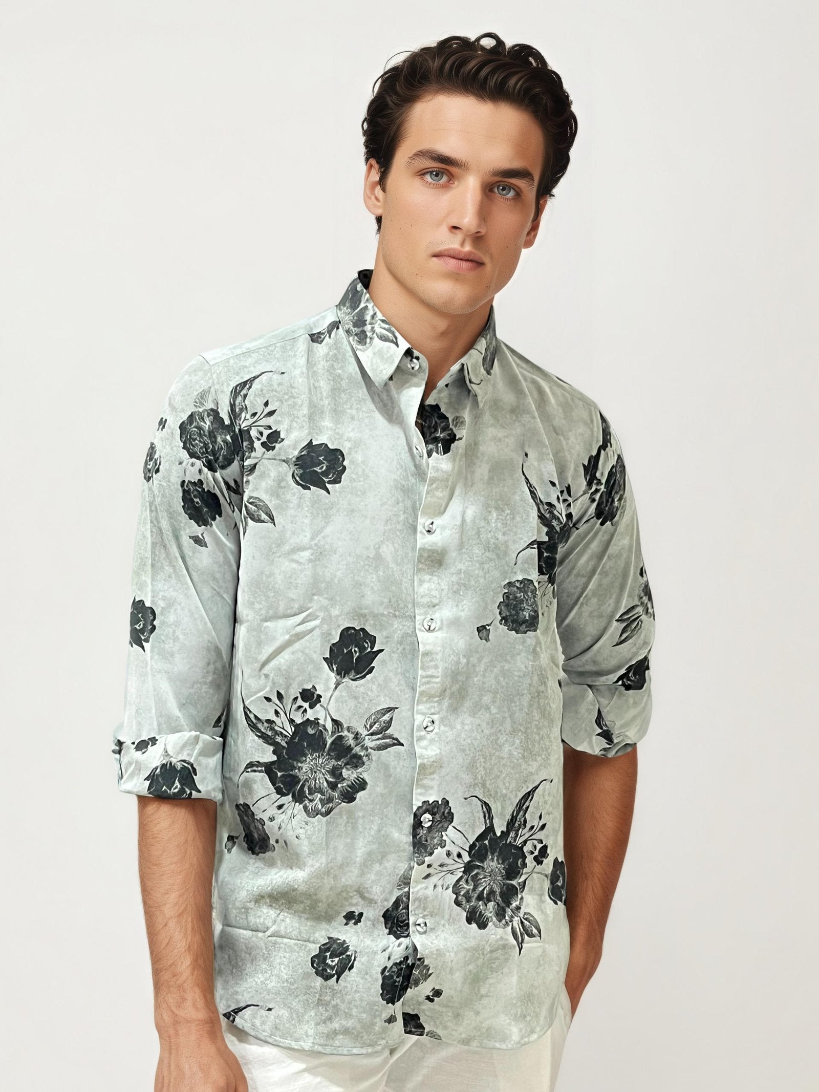Floral Printed Fullhand Shirt