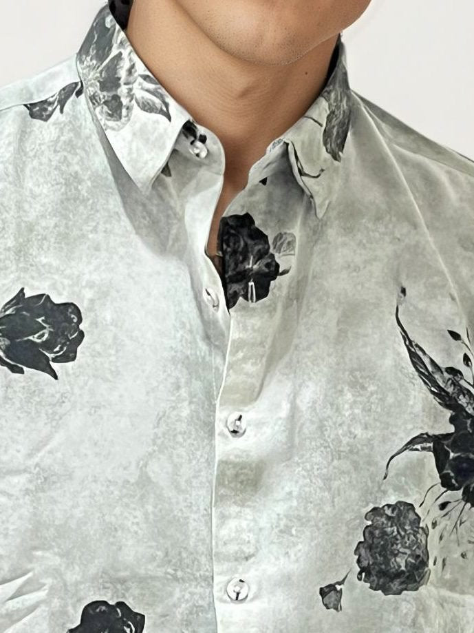 Floral Printed Fullhand Shirt