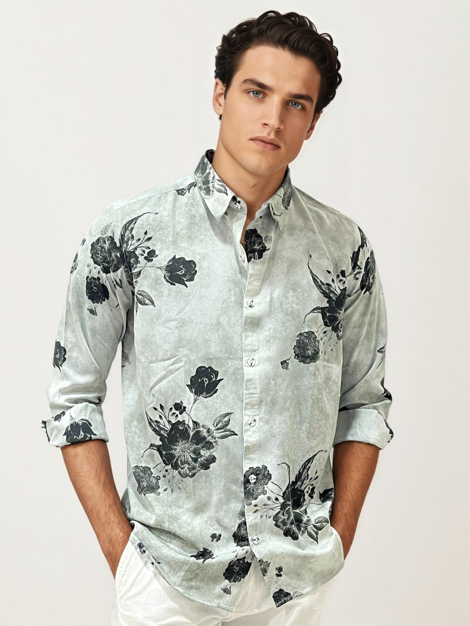 Floral Printed Fullhand Shirt