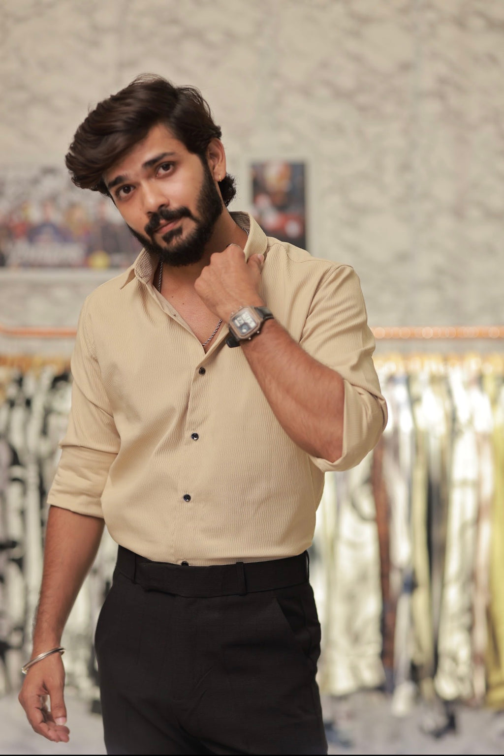 Sandal Imported Wave Full-Hand Shirt
