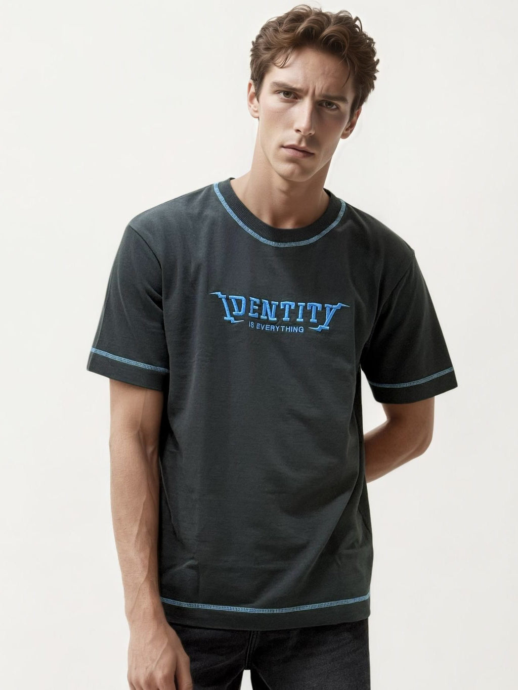 Fade Black Straight Fit Denim