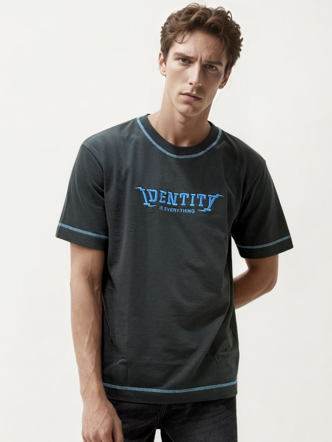 Fade Black Straight Fit Denim