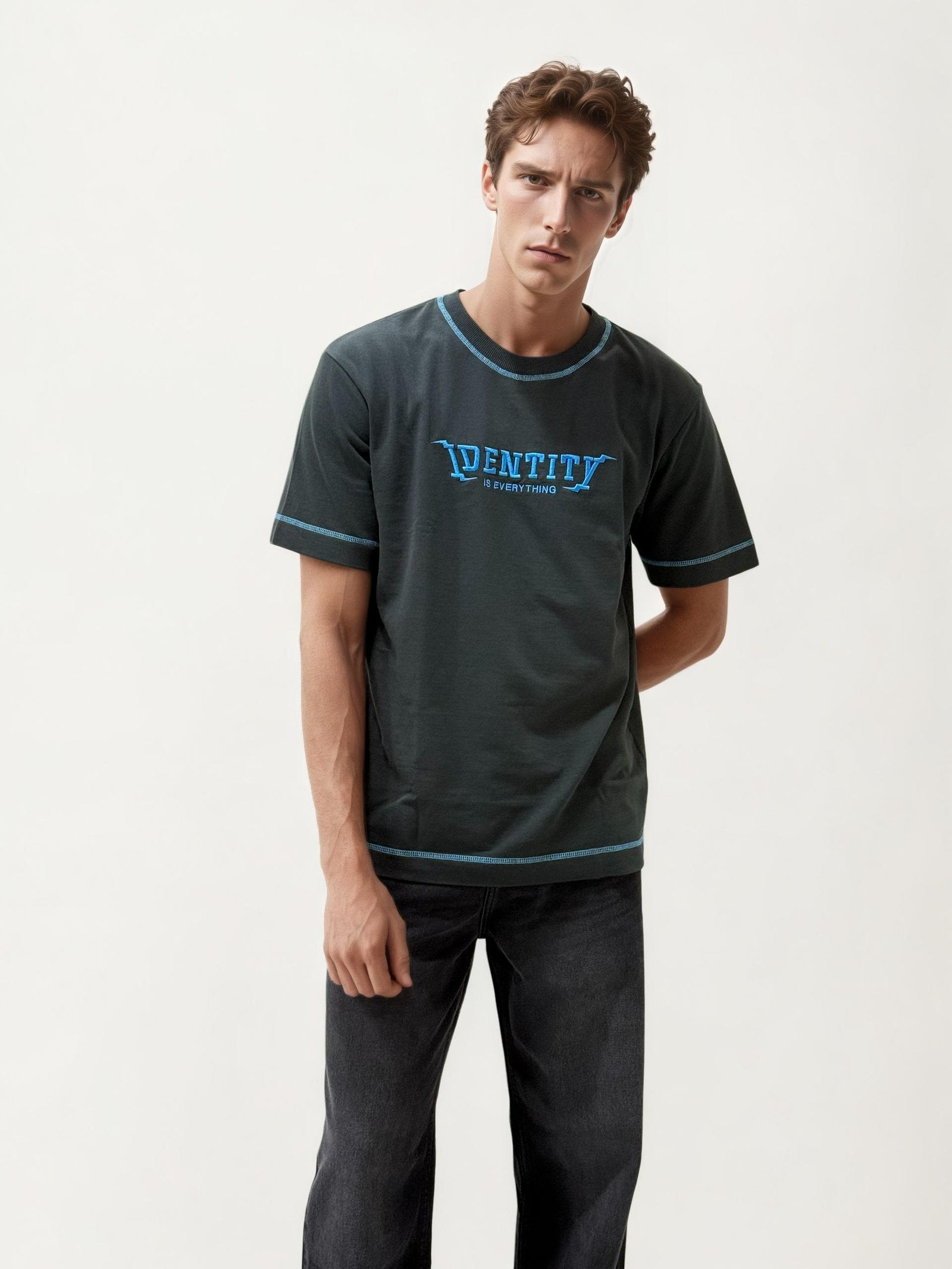 Fade Black Straight Fit Denim