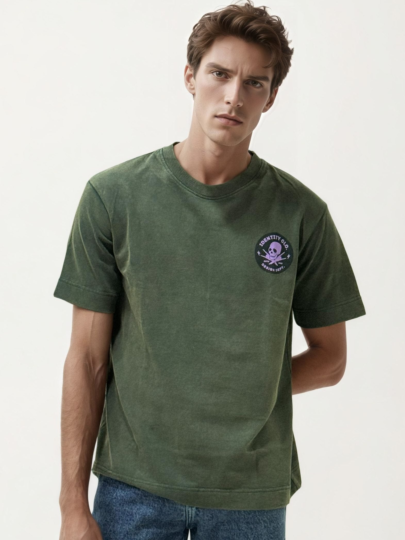 Fade Blue Straight Fit Denim