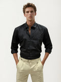 Black Stone Work Fullhand Shirt