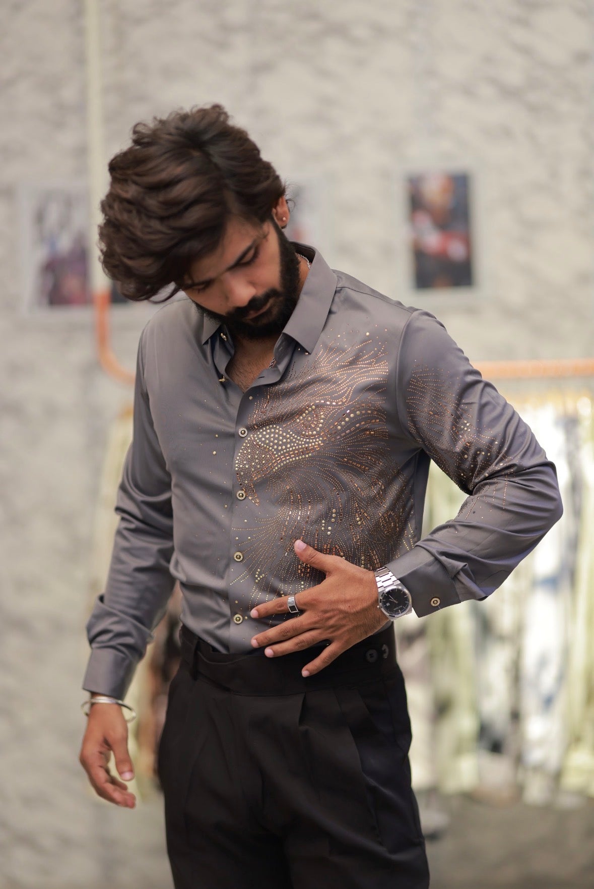 Grey Eagle Stone-Work Shirt