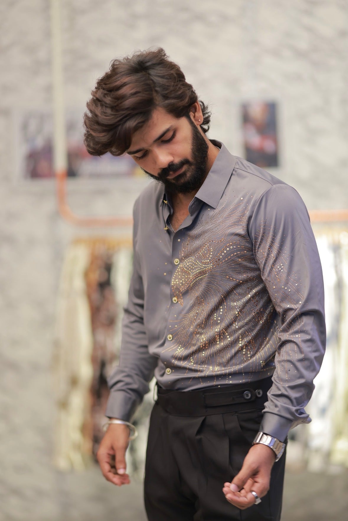 Grey Eagle Stone-Work Shirt