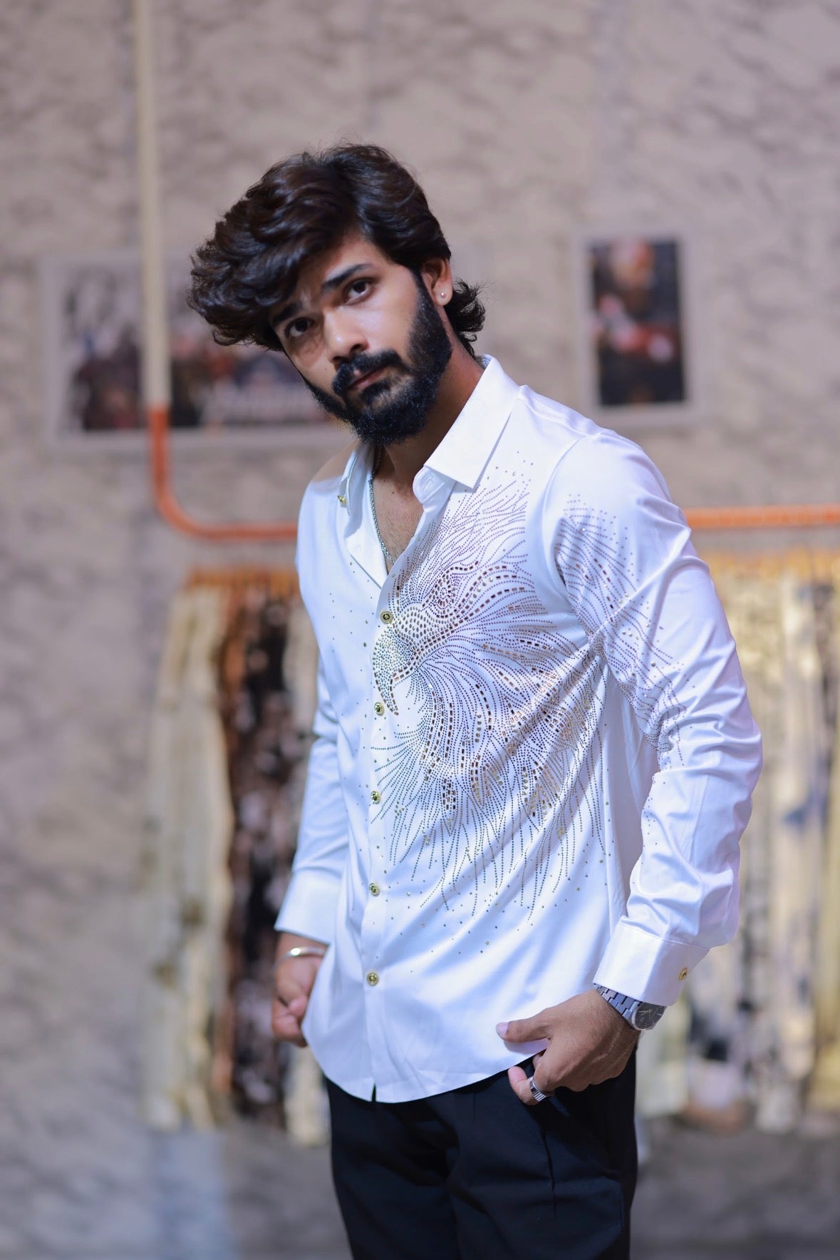 White Eagle Stone-Work Shirt