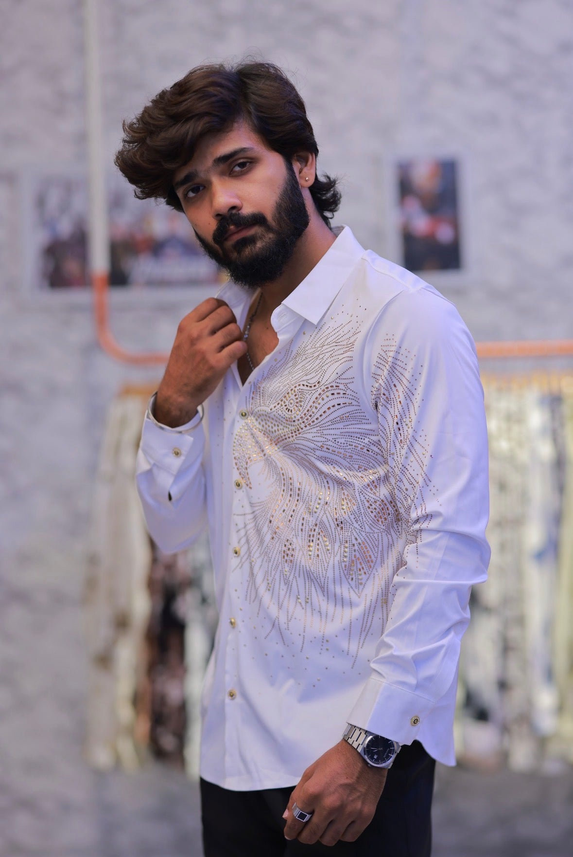 White Eagle Stone-Work Shirt