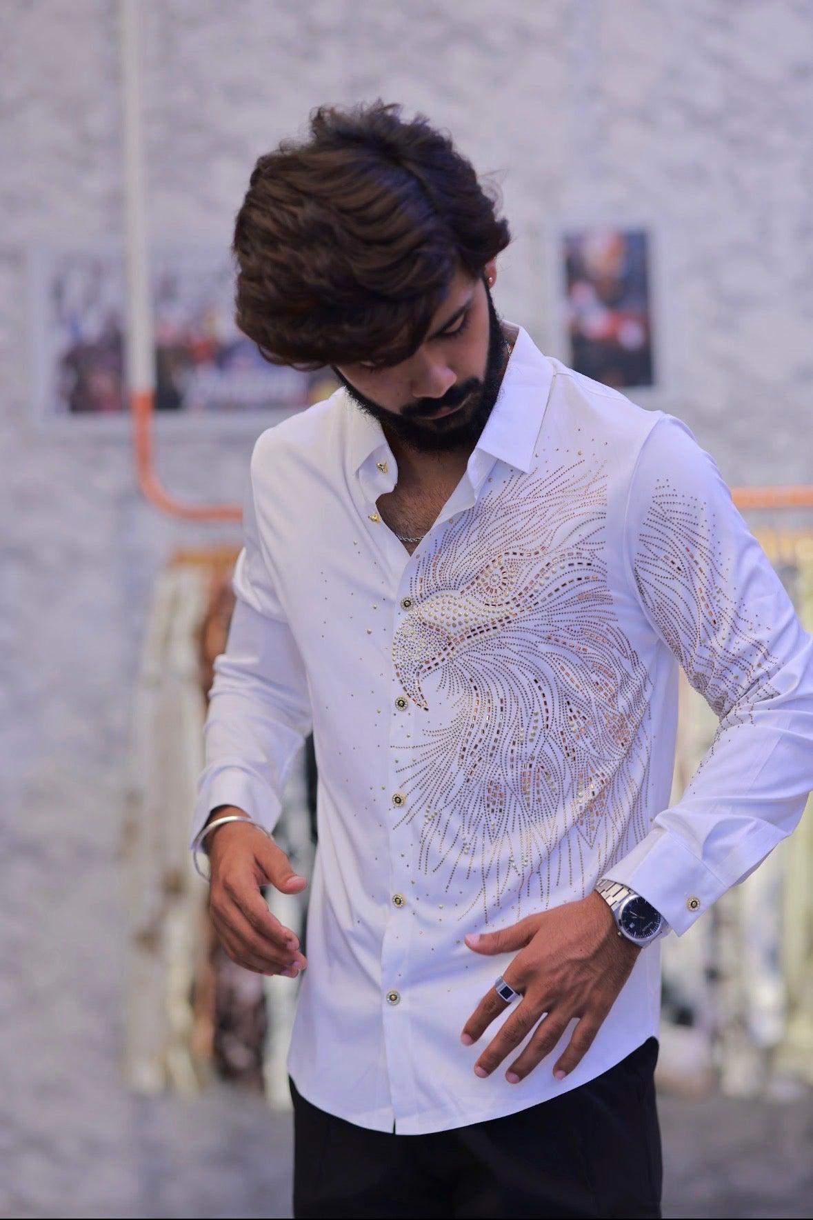 White Eagle Stone-Work Shirt