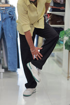 Black Linen Trousers