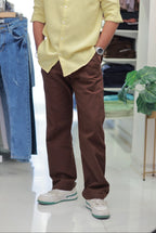 Brown Linen Trousers