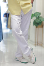 White Linen Trousers