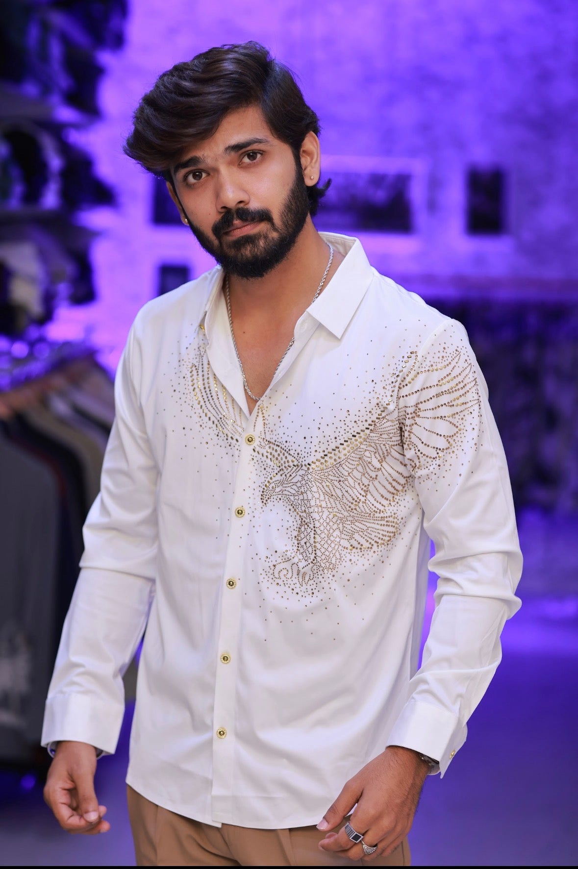 White Eagle Stone-Work Shirt