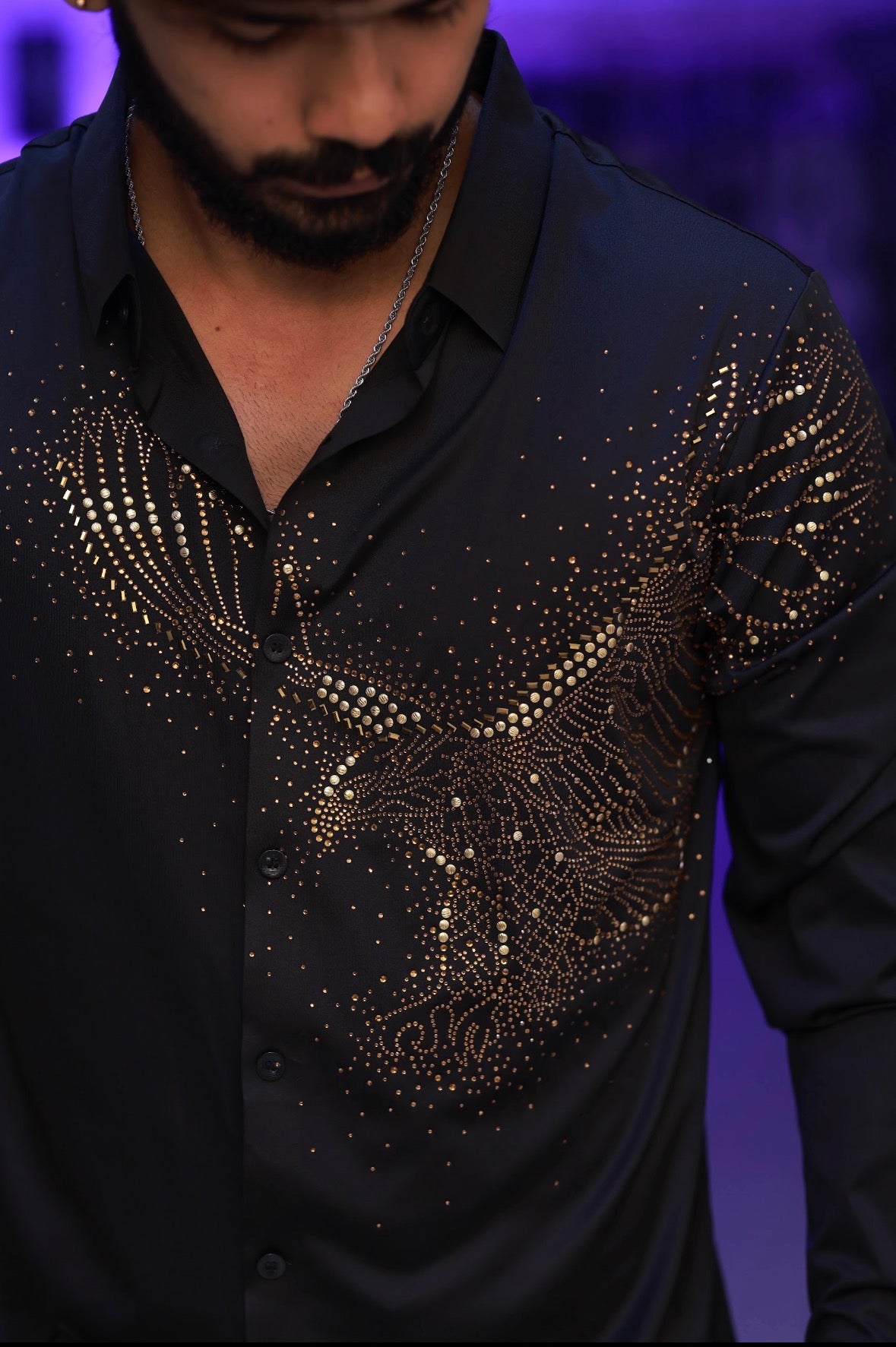 Black Eagle Stone-Work Shirt