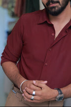 Reddish Formal Full-Hand Shirt