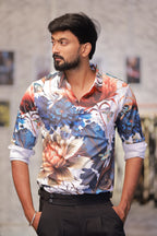 Imported Stone-Work Party-Wear Shirt