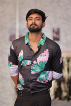 Imported Stone-Work Party-Wear Shirt