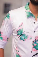 Imported Stone-Work Party-Wear Shirt