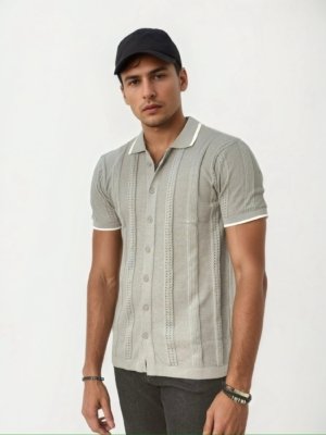 Grey Polo T-Shirt