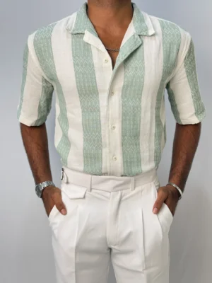Green Half Hand Shirt