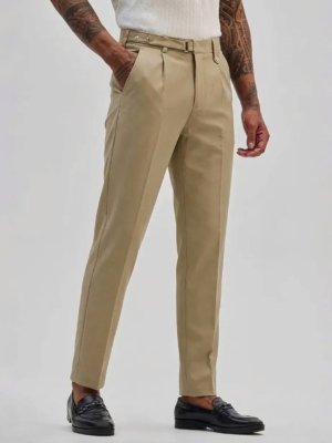 Brown Slim Fit Gurkha Trousers