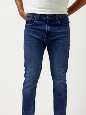 Navy slim fit jeans