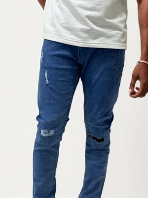 Dark Blue Distressed