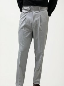Light Grey Slim Fit Trousers