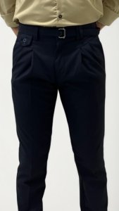 Jet Black Gurkha Trousers