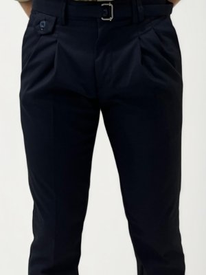 Jet Black Gurkha Trousers