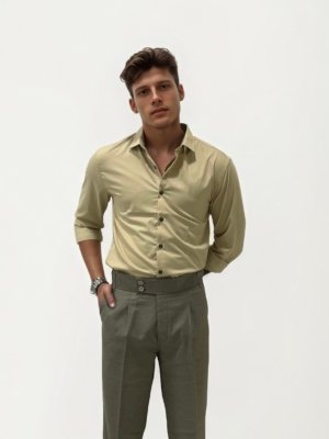 Olive Green Gurkha Trousers