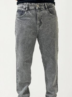 Grey Regular Fit Jeans