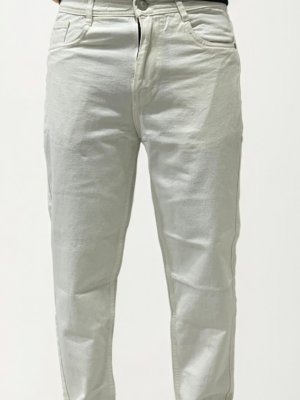 Semi White Regular Fit Jeans