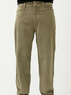 Brown Baggy Denim Jeans