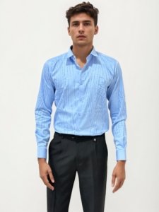Light Blue Stone Work Party Wear