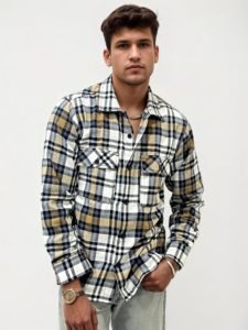 Double Pocket Checked Shirt