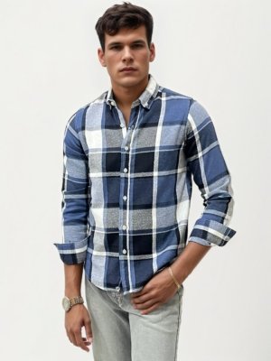 Checked Regular Fit Shirt