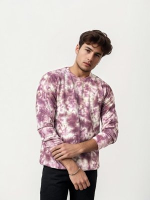 Tie Dye Full Hand Round Neck Tshirt